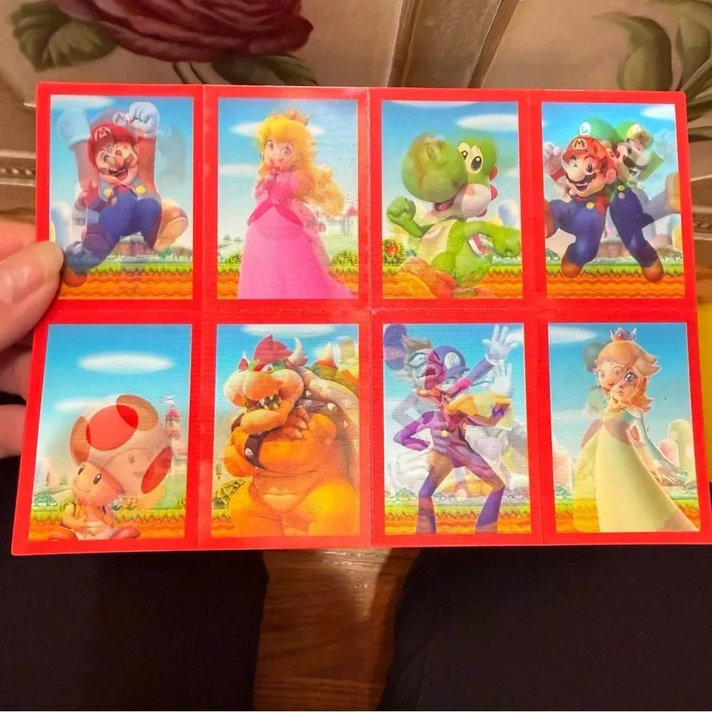 Super Mario Lenticular Valentines Day Cards 56 Cards Included VIDEO